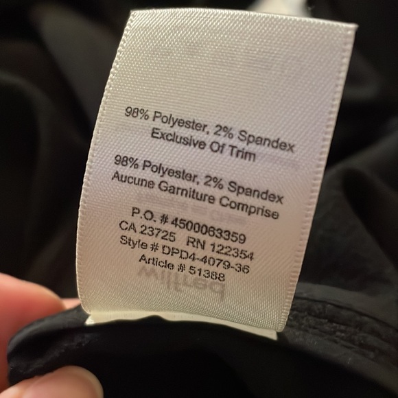 Wilfred Black Open Front Blazer - Size 0 - Picture 5 of 5